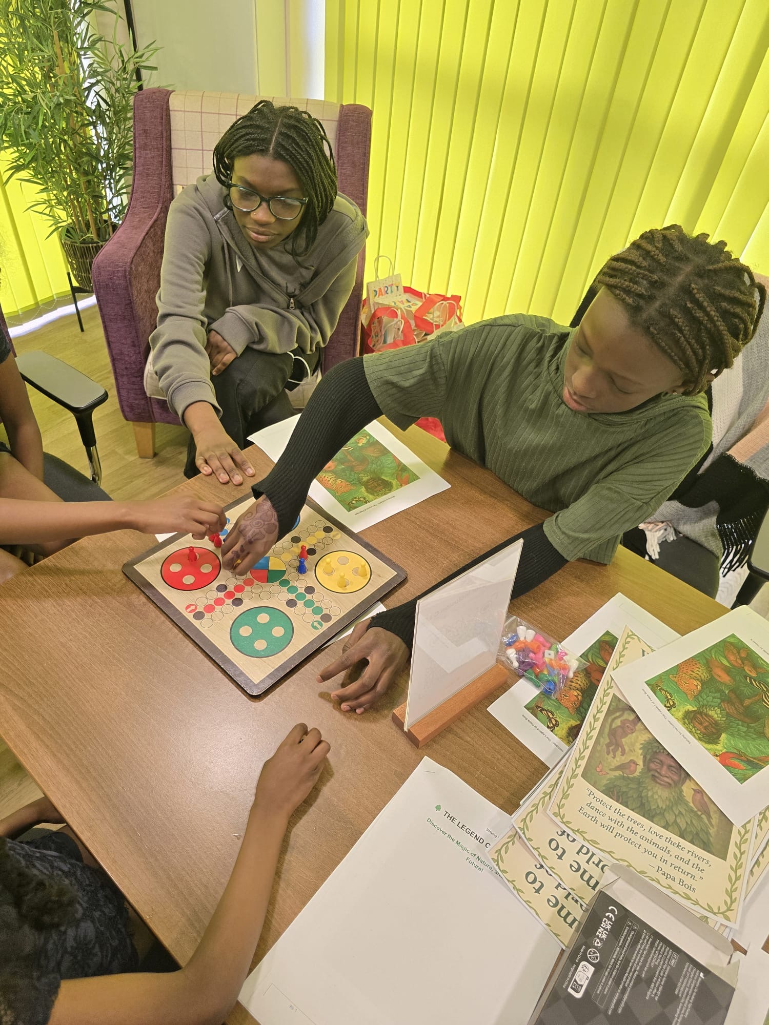 Kids playing games at a past event